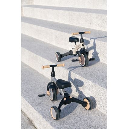 QPlay - 3in1 vaikiškas triratukas STAGER, juodas