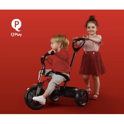 QPlay - QPlay - Vaikiškas triratukas ANT PLUS rožinis