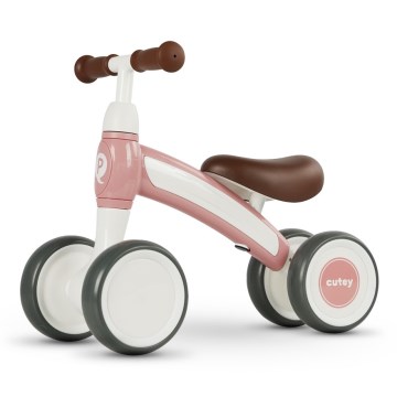 QPlay - Stumiamas dviratis CUTEY-5  rausva