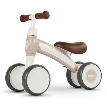 QPlay - Stumiamas dviratis CUTEY-5  smėlio spalva