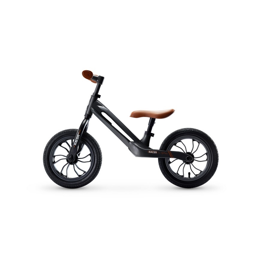 QPlay - Stumiamas dviratis RACER AIR juoda/ruda