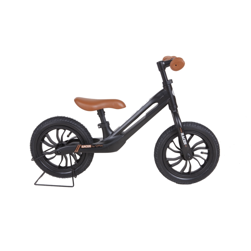 QPlay - Stumiamas dviratis RACER AIR juoda/ruda