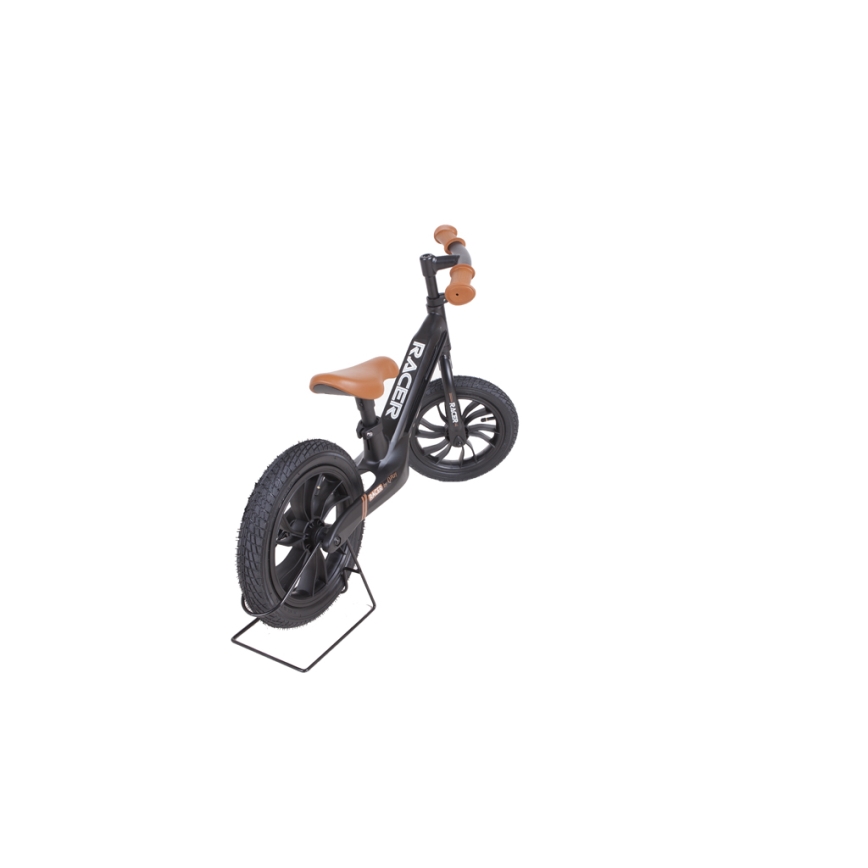 QPlay - Stumiamas dviratis RACER AIR juoda/ruda