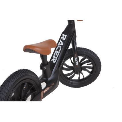 QPlay - Stumiamas dviratis RACER AIR juoda/ruda
