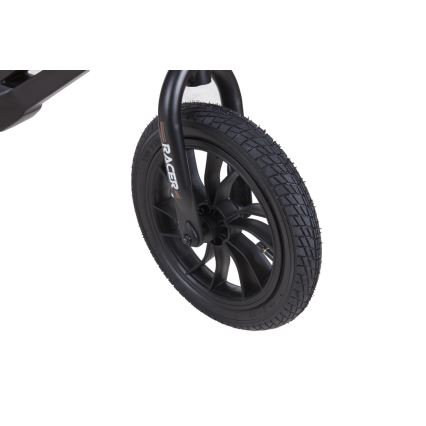 QPlay - Stumiamas dviratis RACER AIR juoda/ruda