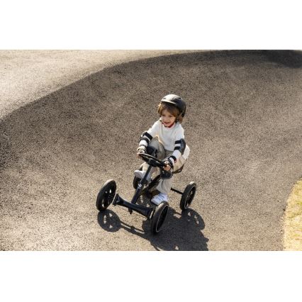 QPlay - Vaikiškas keturratis GO KART juodas