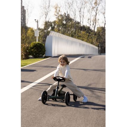QPlay - Vaikiškas keturratis GO KART juodas