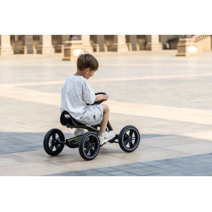 QPlay - Vaikiškas keturratis GO KART juodas