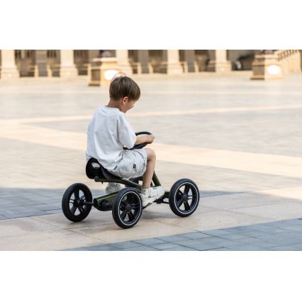 QPlay - Vaikiškas keturratis GO KART žalias