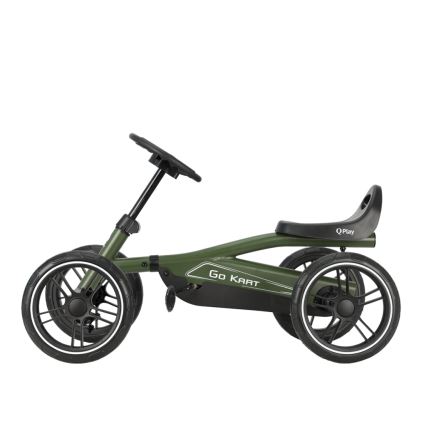 QPlay - Vaikiškas keturratis GO KART žalias