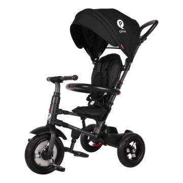 QPlay - Vaikiškas triratis 3in1 RITO AIR juoda