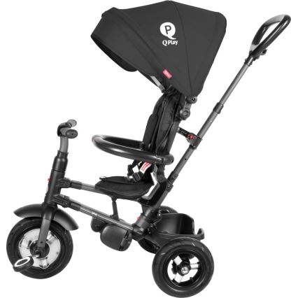 QPlay - Vaikiškas triratis 3in1 RITO AIR juoda