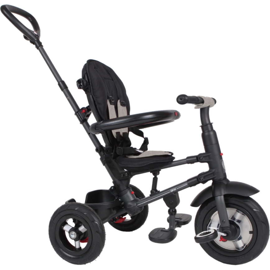QPlay - Vaikiškas triratis 3in1 RITO AIR pilka