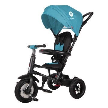 QPlay - Vaikiškas triratis 3in1 RITO AIR turkis