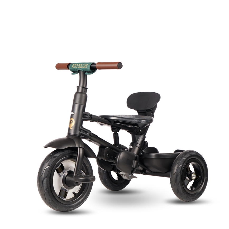 QPlay - Vaikiškas triratis RITO DELUXE (Limited special edition) žalia