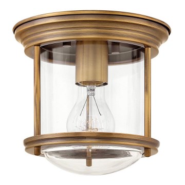 Quintiesse - Lauko lubinis šviestuvas HADRIAN 1xE27/60W/230V, skersmuo 19,6 cm, IP44, bronzinis