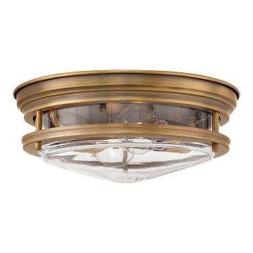 Quintiesse - Lauko lubinis šviestuvas HADRIAN 2xE27/40W/230V skersmuo 30,5 cm IP44 bronzinis