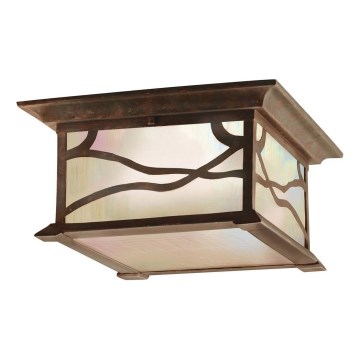 Quintiesse - Lauko lubinis šviestuvas MORRIS 2xE27/60W/230V IP44 bronzinis