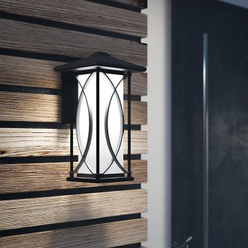 Quintiesse - Lauko sieninis šviestuvas ASHBERN M 1xE27/60W/230V IP44 juodas