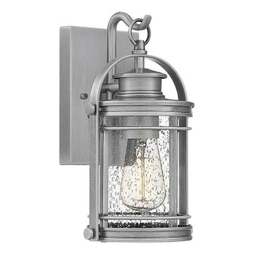 Quintiesse - Lauko sieninis šviestuvas BOOKER S 1xE27/60W/230V IP44 matinis chromas