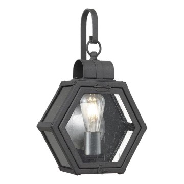 Quintiesse - Lauko sieninis šviestuvas HEATH S 1xE27/60W/230V IP44 juodas