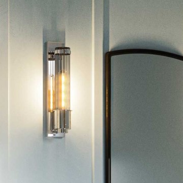 Quintiesse - LED vonios sieninis šviestuvas WELLINGTON 1xE27/7W/230V IP44 blizgus chromas