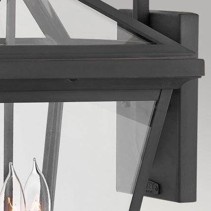 Quintiesse - Lauko sieninis šviestuvas ALFORD L 3xE14/40W/230V IP44 juodas