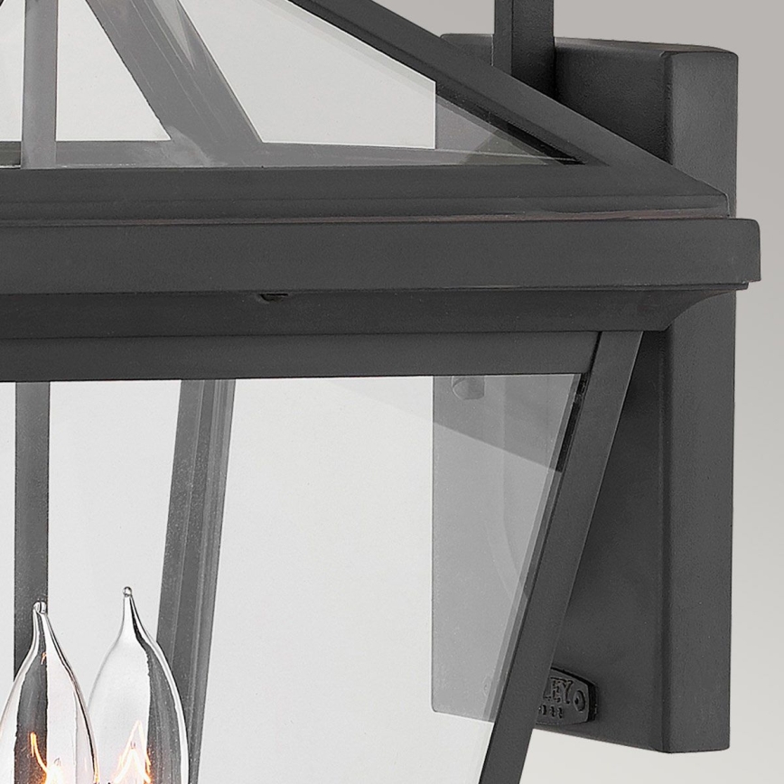 Quintiesse - Lauko sieninis šviestuvas ALFORD L 3xE14/40W/230V IP44 juodas