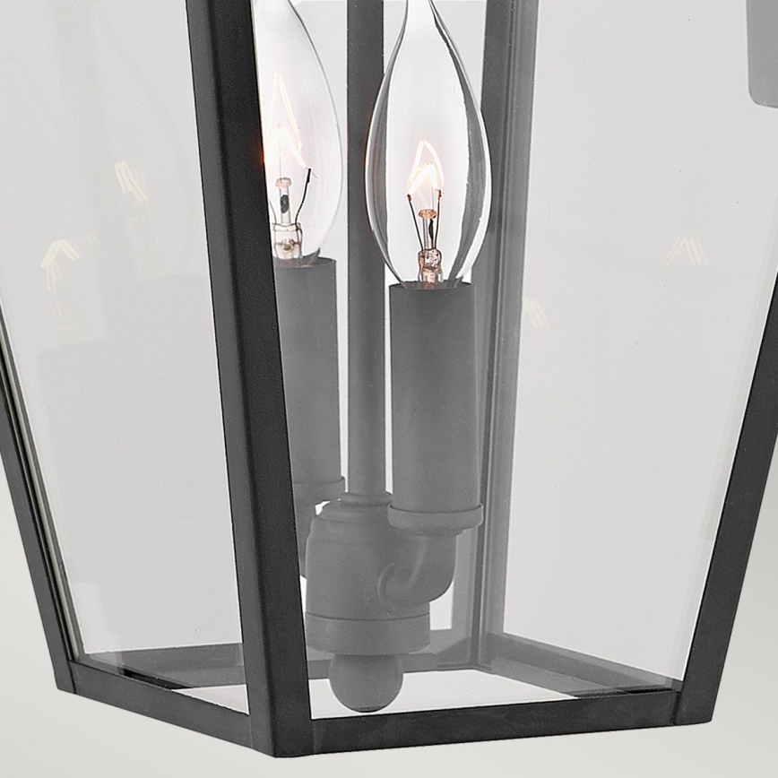 Quintiesse - Lauko sieninis šviestuvas ALFORD M 2xE14/40W/230V IP44 juodas