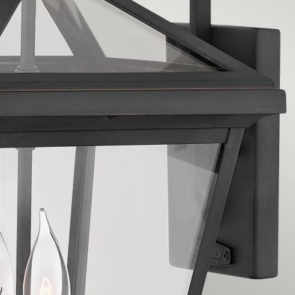 Quintiesse - Lauko sieninis šviestuvas ALFORD M 2xE14/40W/230V IP44 juodas