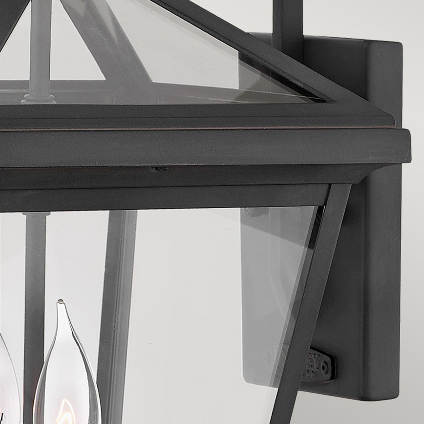 Quintiesse - Lauko sieninis šviestuvas ALFORD M 2xE14/40W/230V IP44 juodas