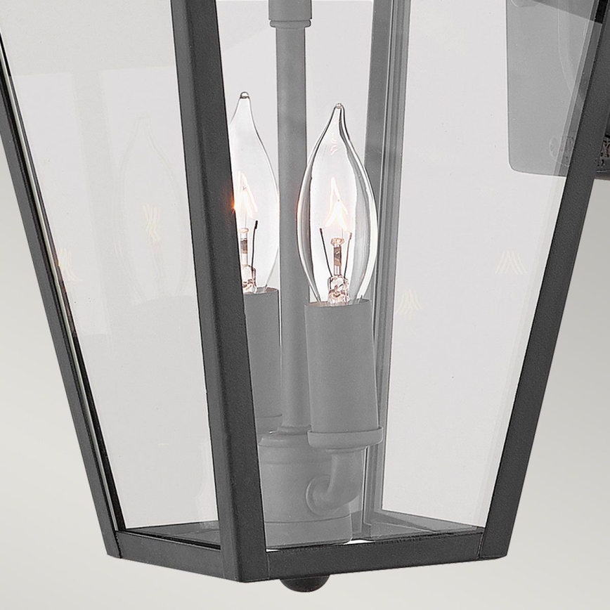 Quintiesse - Lauko sieninis šviestuvas ALFORD S 2xE14/40W/230V IP44 juodas