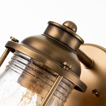 Quintiesse - Lauko sieninis šviestuvas ASHLAND BAY 1xE27/60W/230V IP44 bronzinė