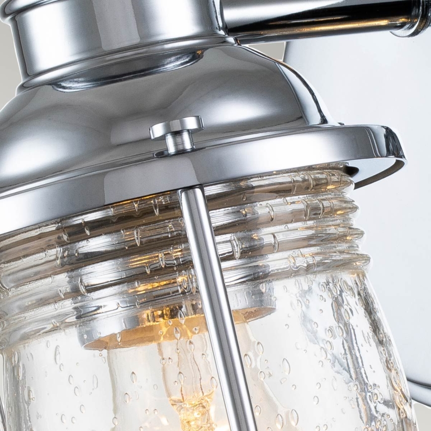 Quintiesse - Lauko sieninis šviestuvas ASHLAND BAY 1xE27/60W/230V IP44 blizgus chromas