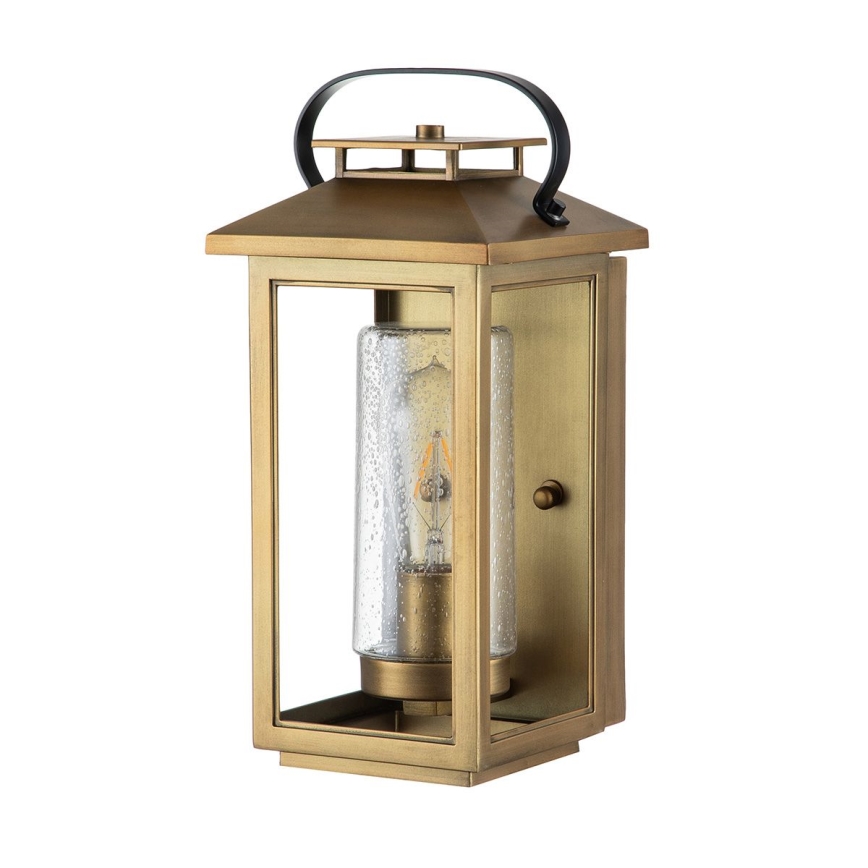 Quintiesse - Lauko sieninis šviestuvas ATWATER S 1xE27/60W/230V IP44 auksinis