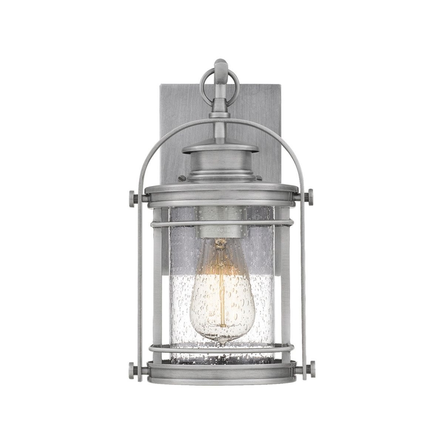 Quintiesse - Lauko sieninis šviestuvas BOOKER S 1xE27/60W/230V IP44 matinis chromas