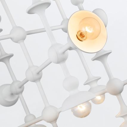 Quintiesse - Pakabinamas šviestuvas ant stiebo CADENCE 18xE14/40W/230V baltas