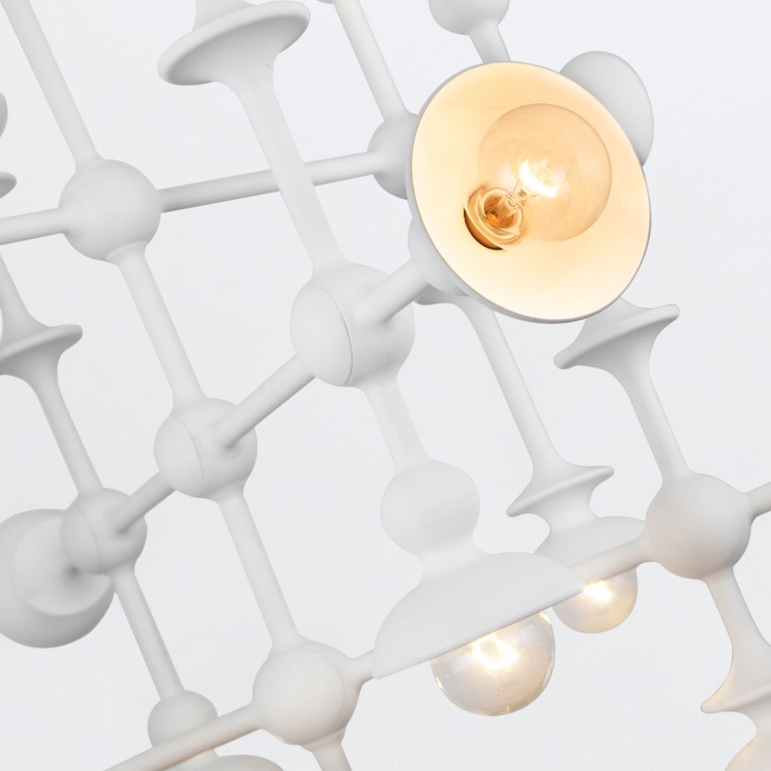 Quintiesse - Pakabinamas šviestuvas ant stiebo CADENCE 18xE14/40W/230V baltas