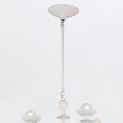 Quintiesse - Pakabinamas šviestuvas ant stiebo CADENCE 18xE14/40W/230V baltas