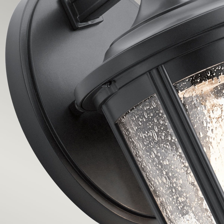 Quintiesse - Lauko sieninis šviestuvas FAIRFIELD M 1xE27/60W/230V IP44 juodas