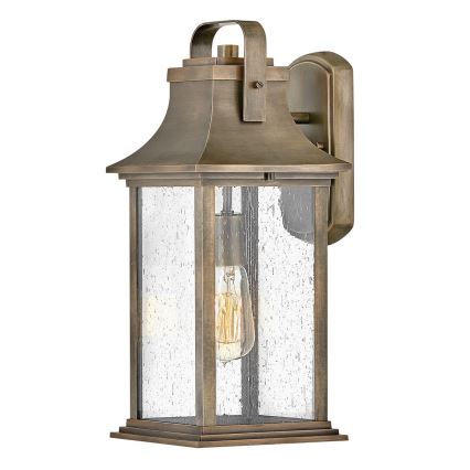 Quintiesse - Lauko sieninis šviestuvas GRANT M 1xE27/60W/230V IP44 bronzinis
