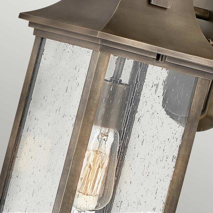 Quintiesse - Lauko sieninis šviestuvas GRANT M 1xE27/60W/230V IP44 bronzinis