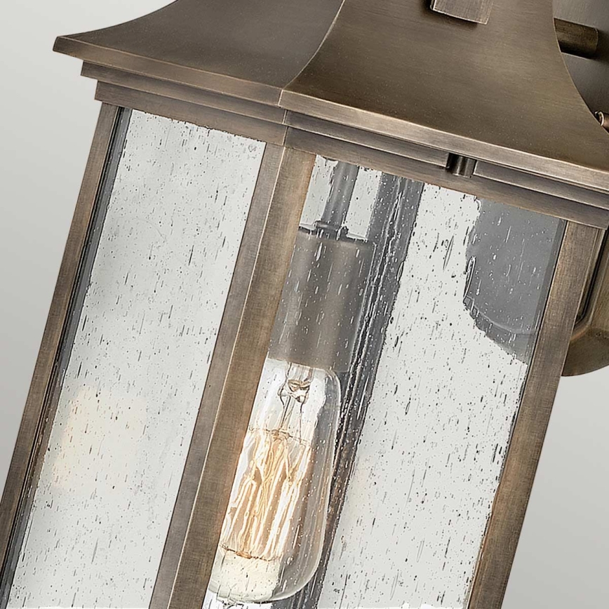 Quintiesse - Lauko sieninis šviestuvas GRANT M 1xE27/60W/230V IP44 bronzinis