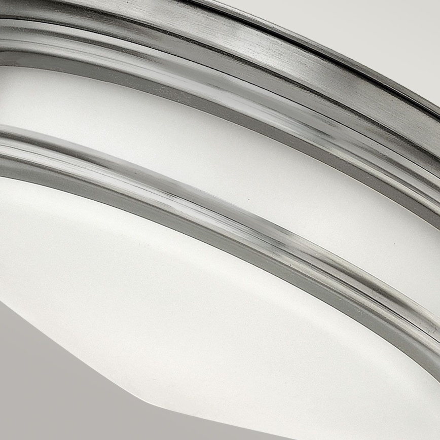 Quintiesse - Lauko lubų šviestuvas HADRIAN 2xE27/40W/230V skersmuo 30,5 cm IP44 matinis chromas