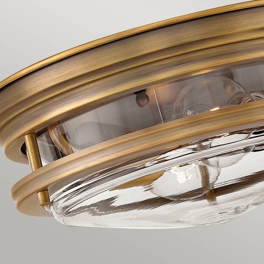 Quintiesse - Lauko lubinis šviestuvas HADRIAN 2xE27/40W/230V skersmuo 30,5 cm IP44 bronzinis
