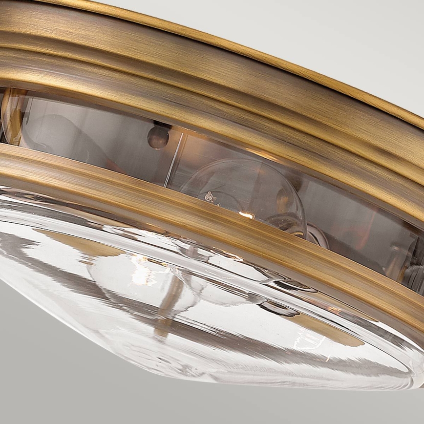 Quintiesse - Lauko lubinis šviestuvas HADRIAN 2xE27/40W/230V skersmuo 30,5 cm IP44 bronzinis