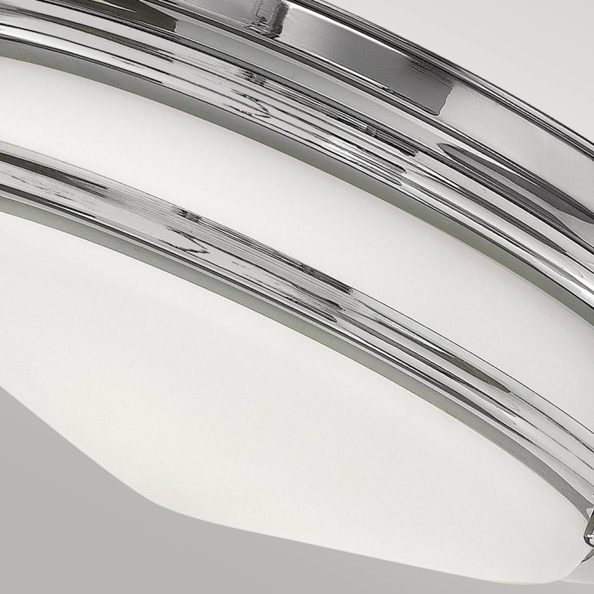 Quintiesse - Lauko lubų šviestuvas HADRIAN 2xE27/40W/230V skersm. 27,8 cm IP44 blizgus chromas