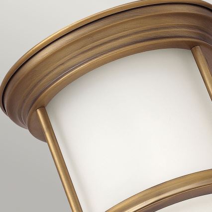 Quintiesse - Lauko lubinis šviestuvas HADRIAN 1xE27/60W/230V skersm. 16,8 cm IP44 auksinis