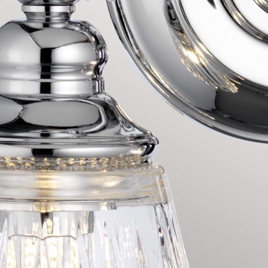 Quintiesse - LED vonios sieninis šviestuvas KEYNES 2xG9/3W/230V IP44 blizgus chromas