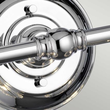 Quintiesse - LED vonios sieninis šviestuvas KEYNES 2xG9/3W/230V IP44 blizgus chromas